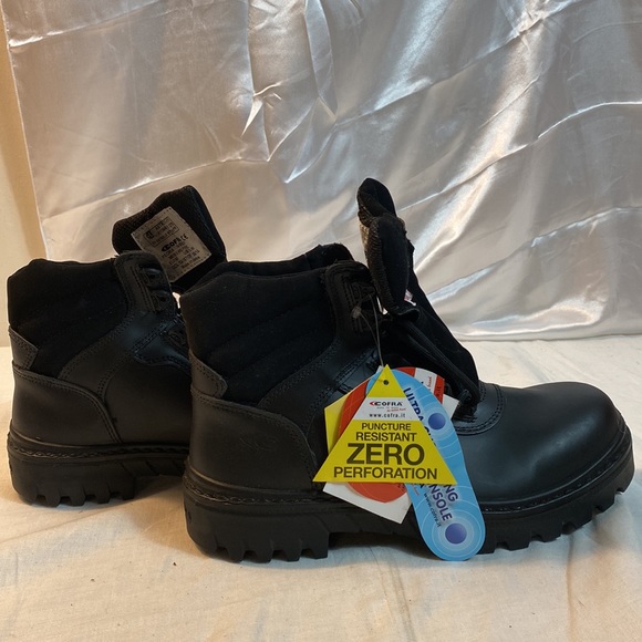 COFRA men’s Black shoes size 7.5 new - Picture 2 of 5